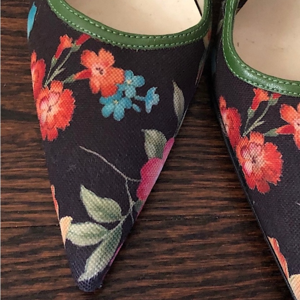 Nine West Floral Heels